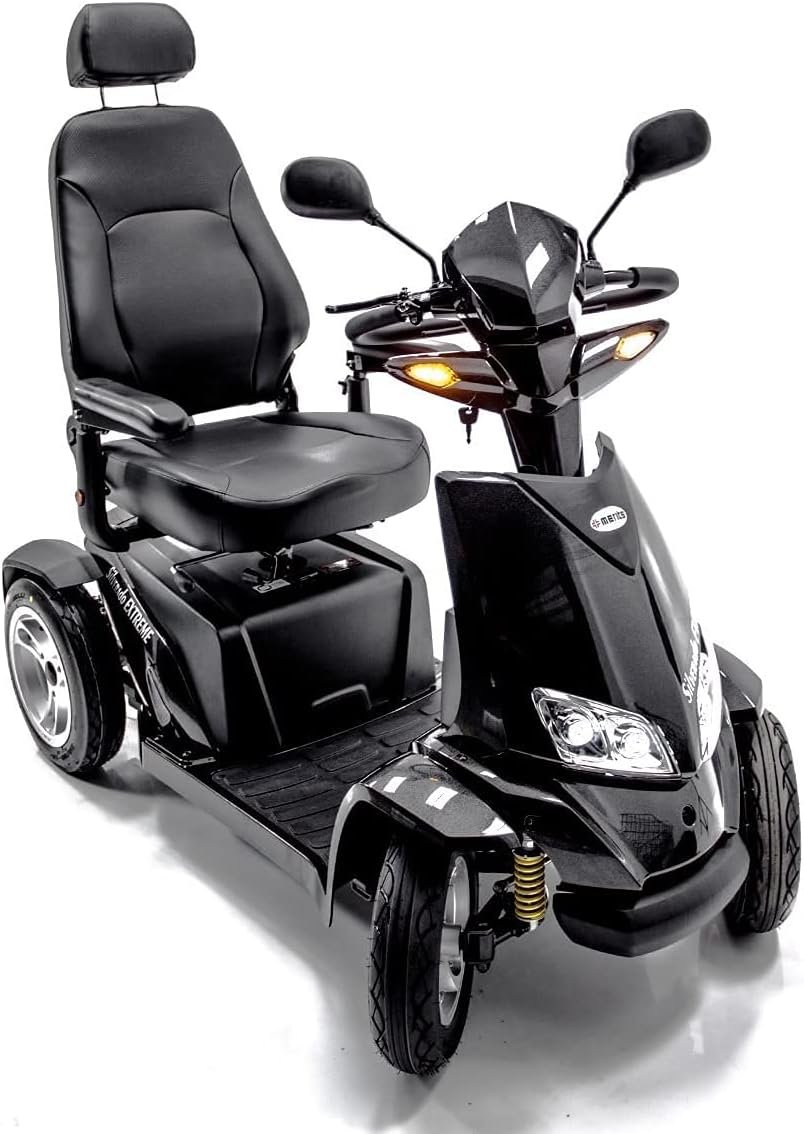 Silverado Extreme 4-Wheel Full Suspension Electric Mobility Scooter + Challenger Accessory Bundle - Image 3