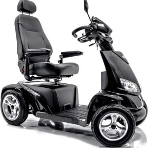 Silverado Extreme 4-Wheel Full Suspension Electric Mobility Scooter + Challenger Accessory Bundle