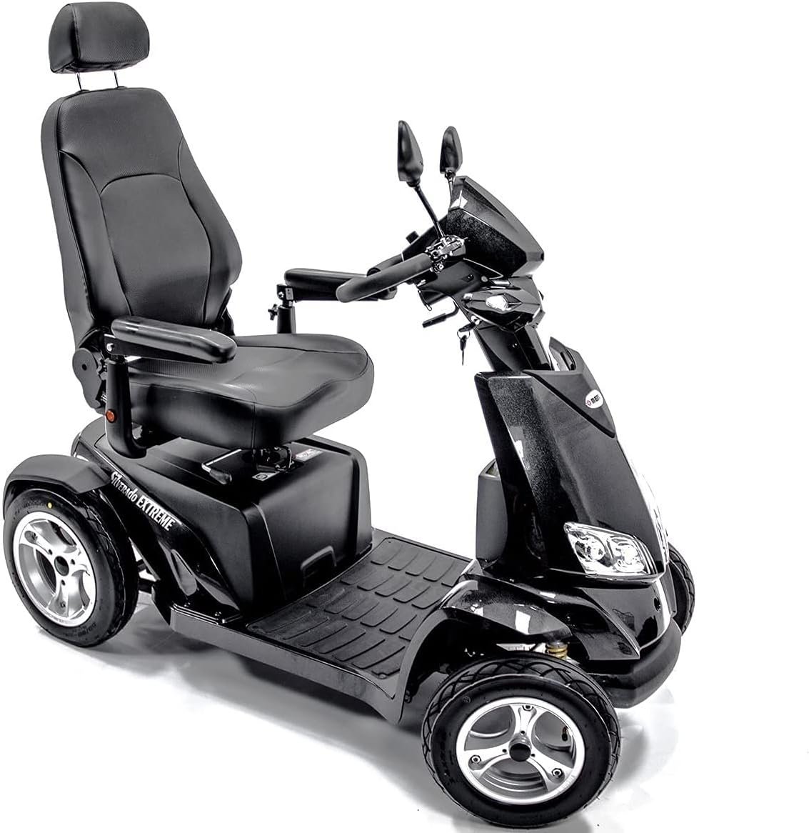 Silverado Extreme 4-Wheel Full Suspension Electric Mobility Scooter + Challenger Accessory Bundle - Image 4
