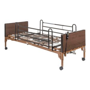 Delta Ultra Light Full Electric Low Hospital Bed with Full Rails