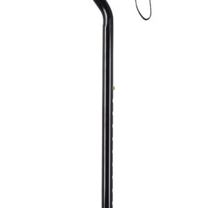 Foam Grip Offset Handle Walking Cane, Black