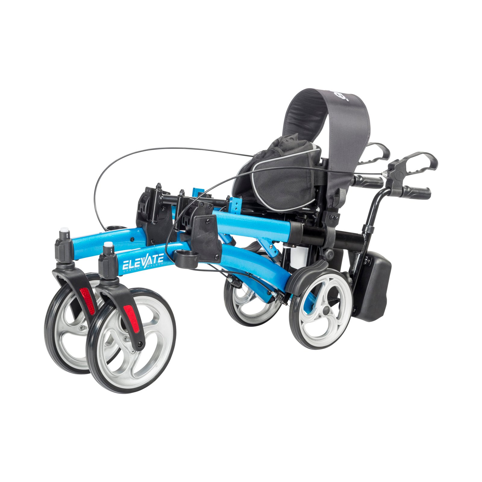 Elevate Upright Walker, Blue - Image 2