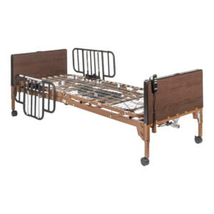 Delta Ultra Light Semi Electric Hospital Bed with Half Rails