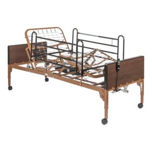 Delta Ultra Light Semi Electric Hospital Bed with Full Rails